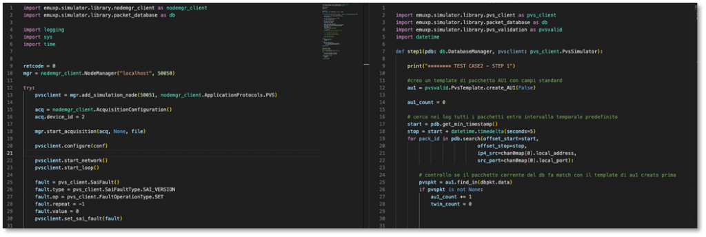 Emulatore EmuXP: ambiente di scriptiong